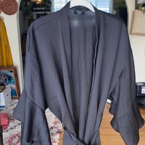 Vici black tie kimono new. Size Small